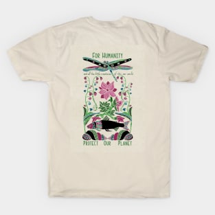 Protect Our Planet Folk Art T-Shirt